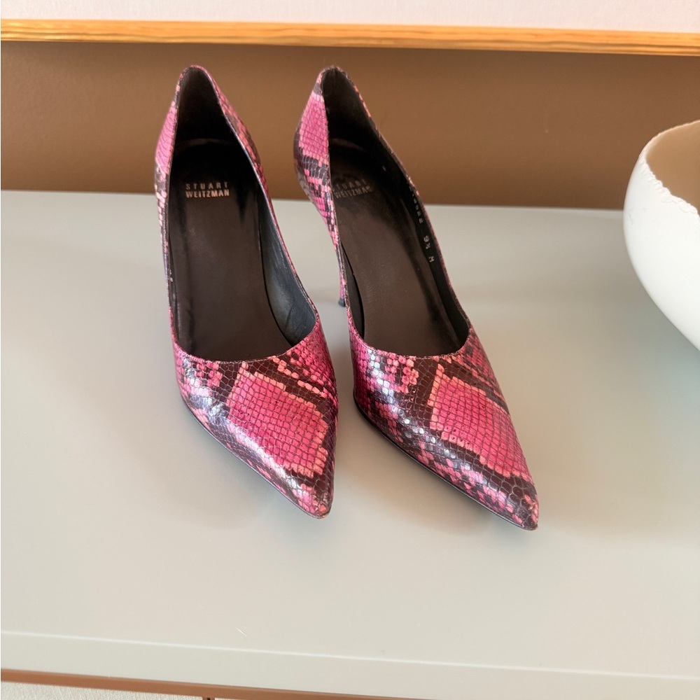 Stuart Weitzman Pink Stiletto Heels
